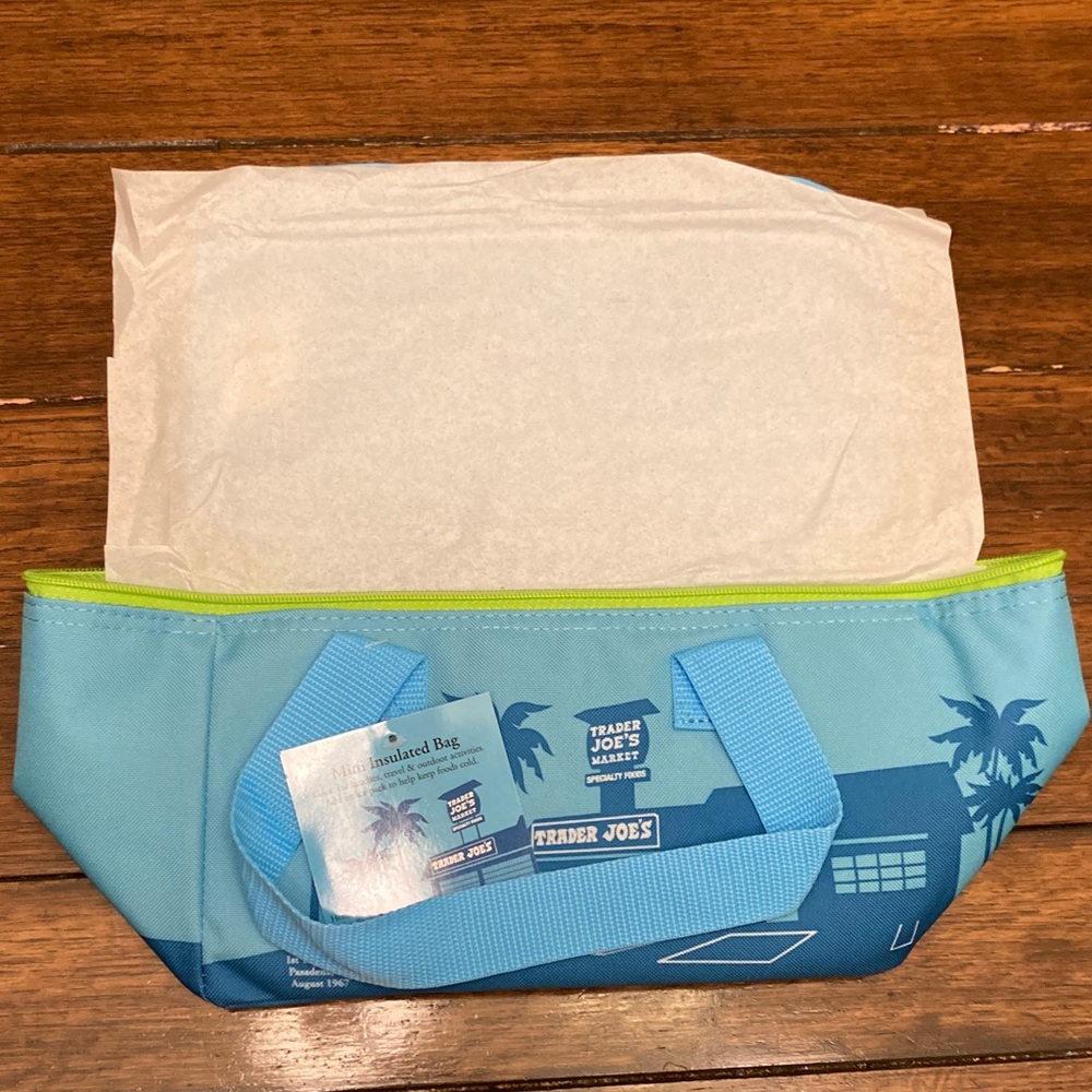 Trader Joe's Blue mini Insulated Bag